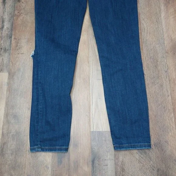 Free People High Rise Stretch Skinny Jeans Sz 30R Dark Wash 61855-16515125 - Picture 14 of 16